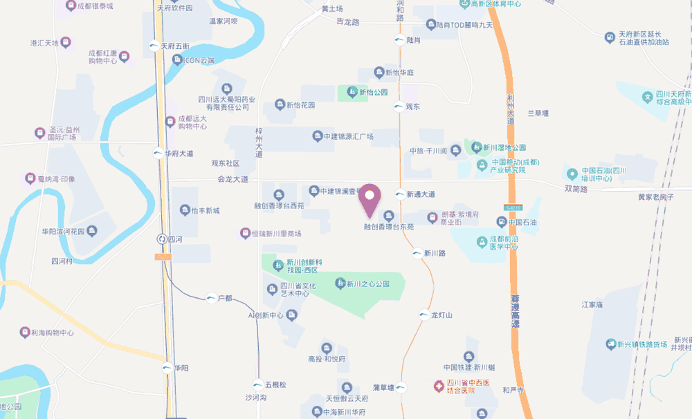 超图成都大厦位置地图